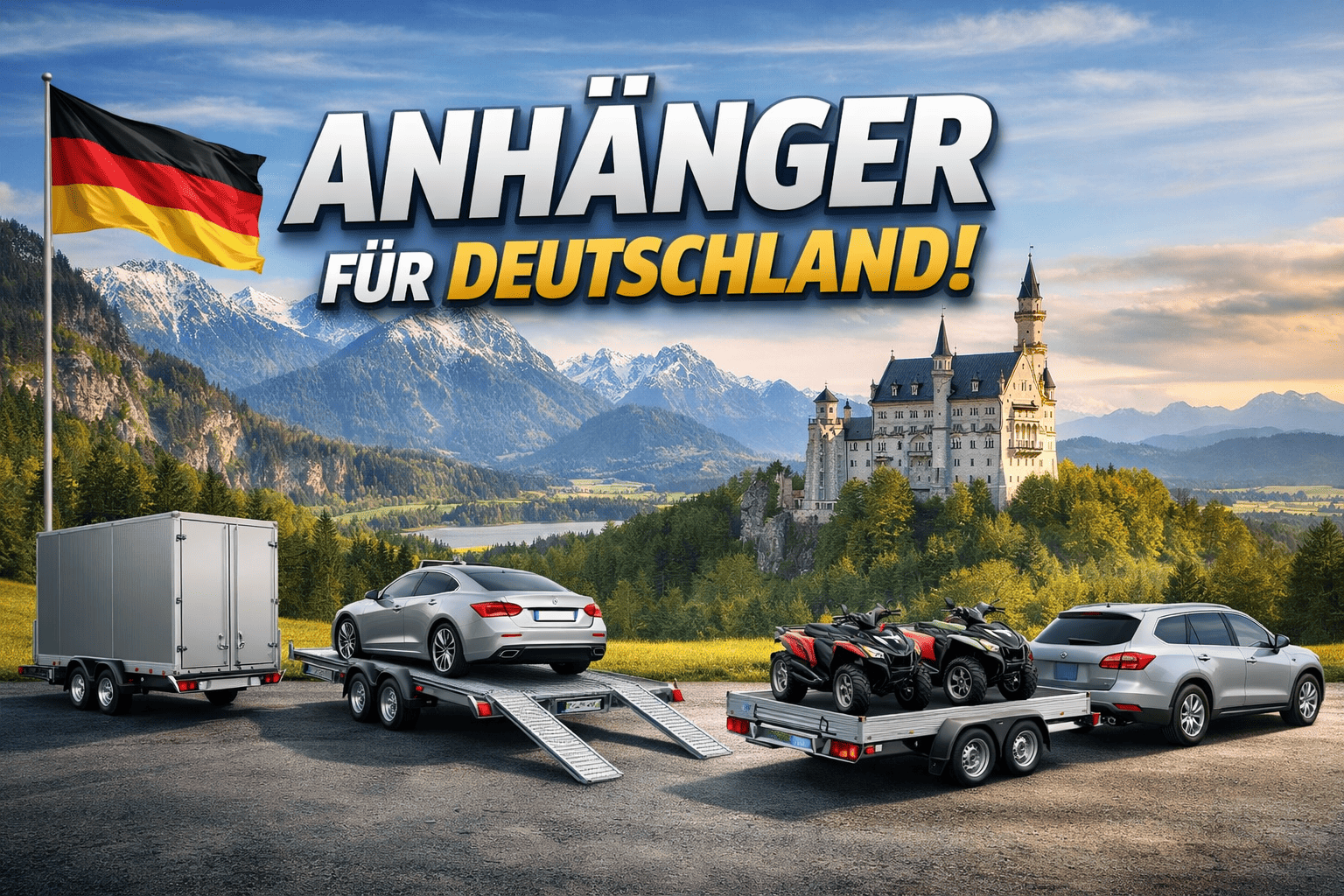 Deutsch-Anhänger – Anhänger für ganz Deutschland